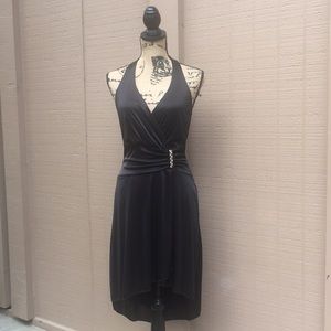 Love Tease Black Halter Dress
